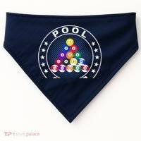 Pool Champ Billiards Pool Player Fun USA-Made Doggie Bandana thumb 0