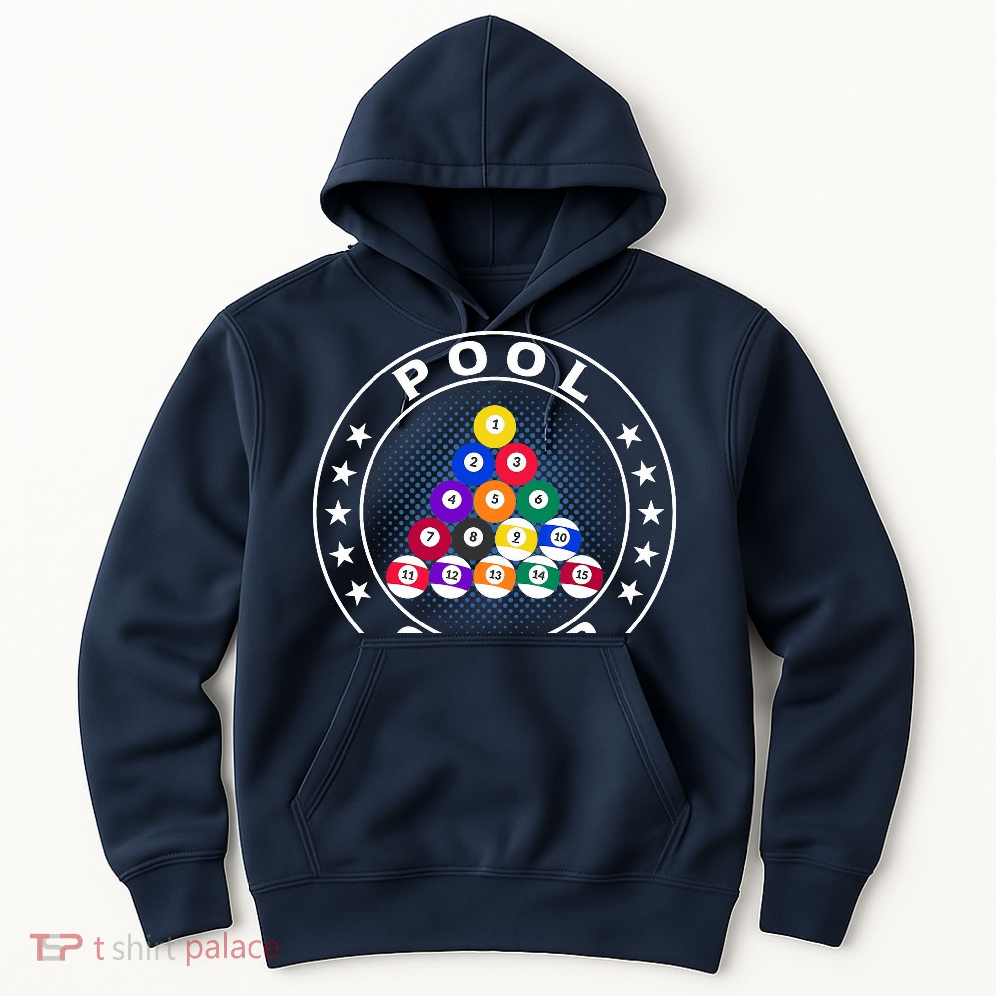 Pool Champ Billiards Pool Player Fun Hoodie