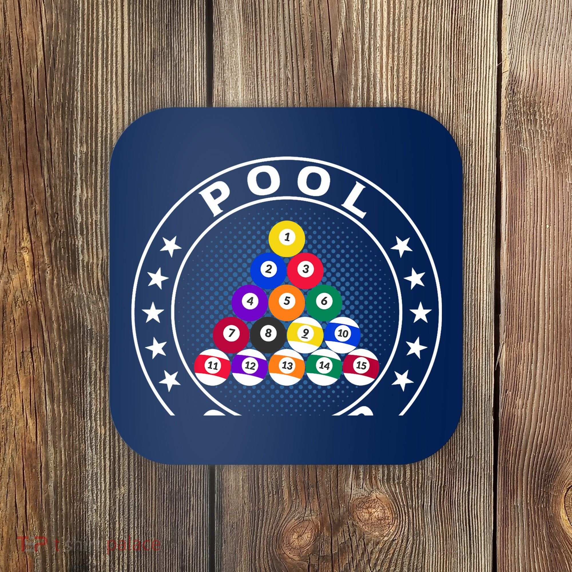 Pool Champ Billiards Pool Player Fun Coaster