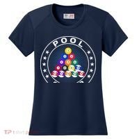Pool Champ Billiards Pool Player Fun Women's Cooling Performance Crew T-Shirt thumb 0