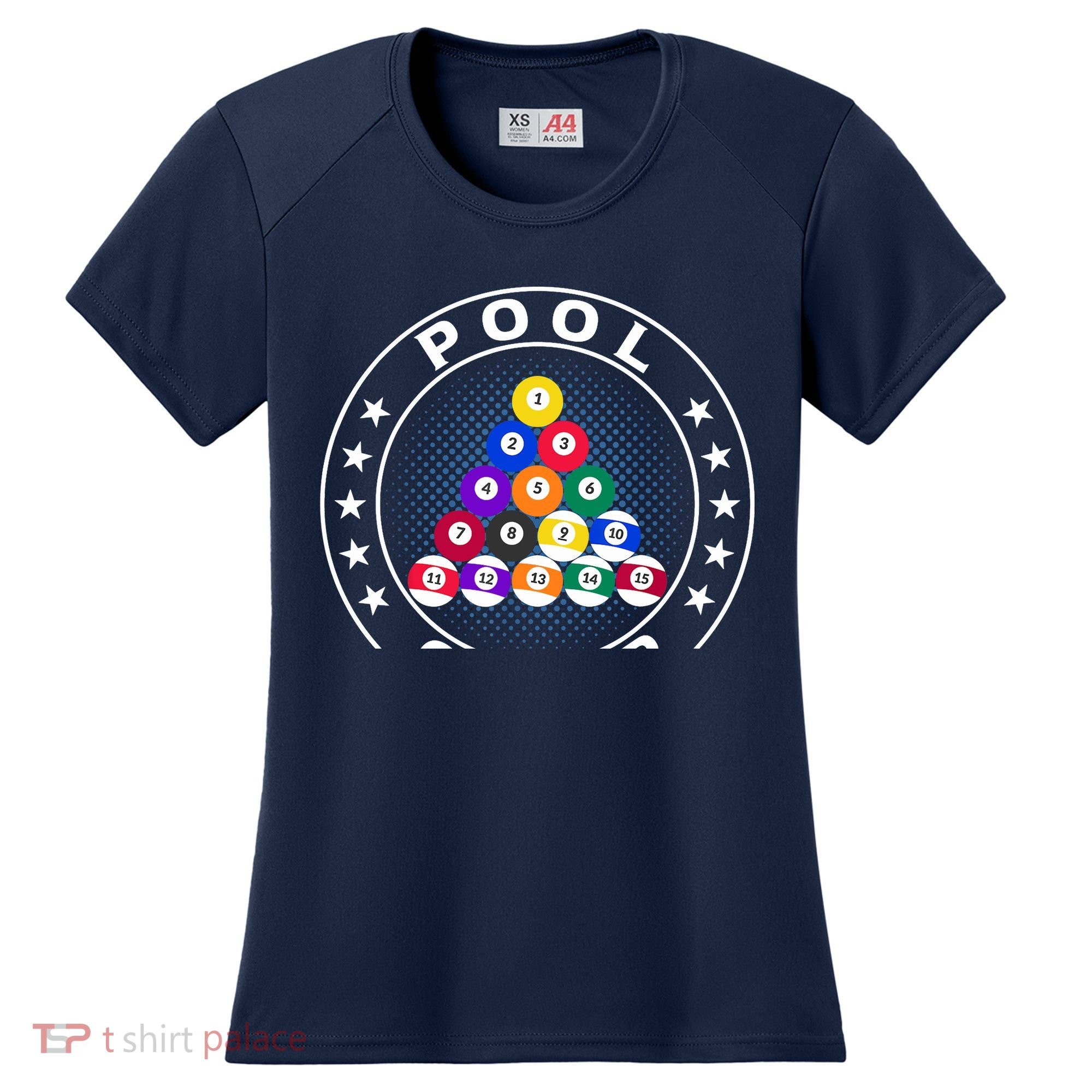 Pool Champ Billiards Pool Player Fun Women's Cooling Performance Crew T-Shirt