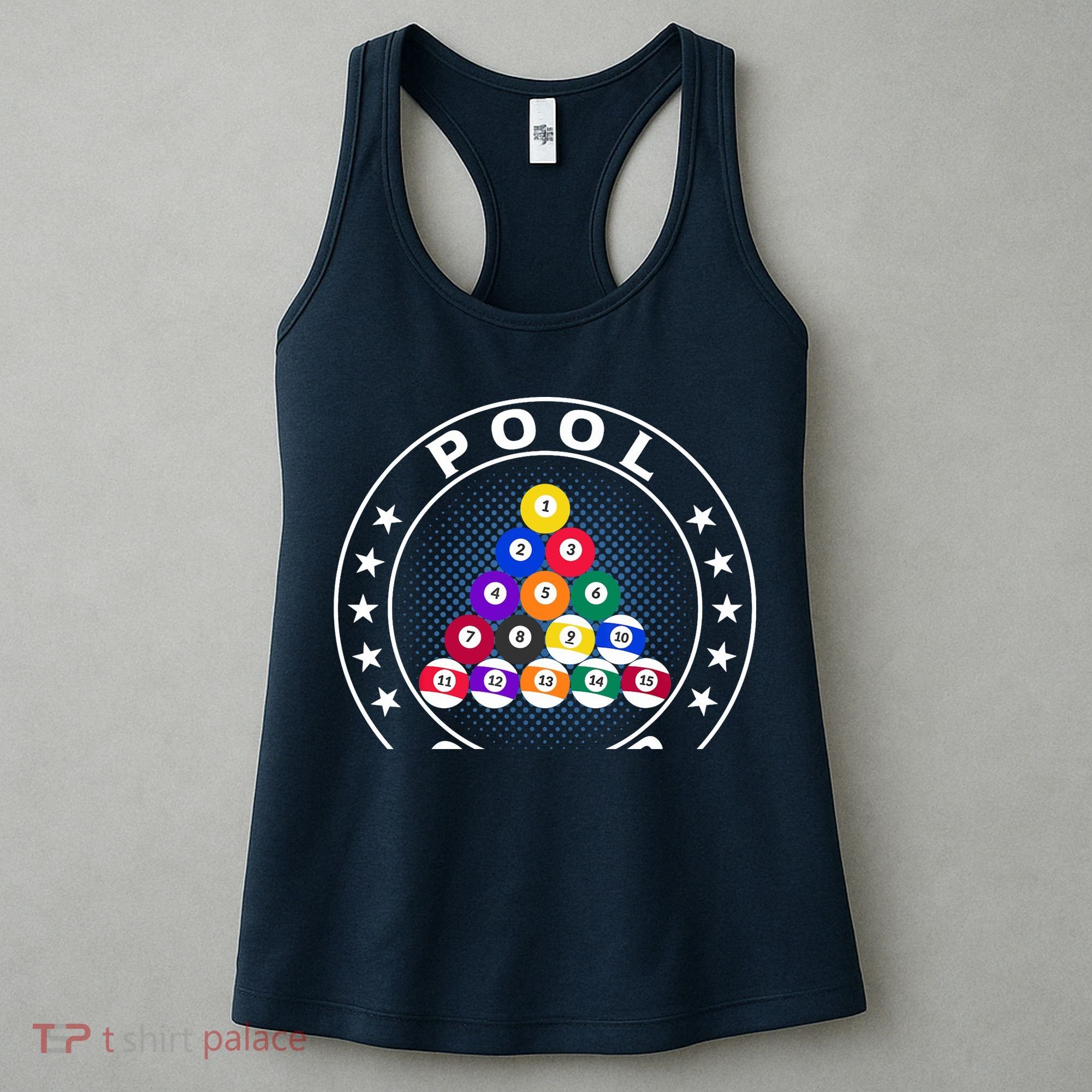 Pool Champ Billiards Pool Player Fun Women's Tank Top