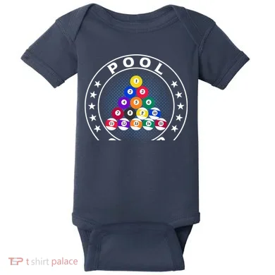 Pool Champ Billiards Pool Player Fun Baby Bodysuit