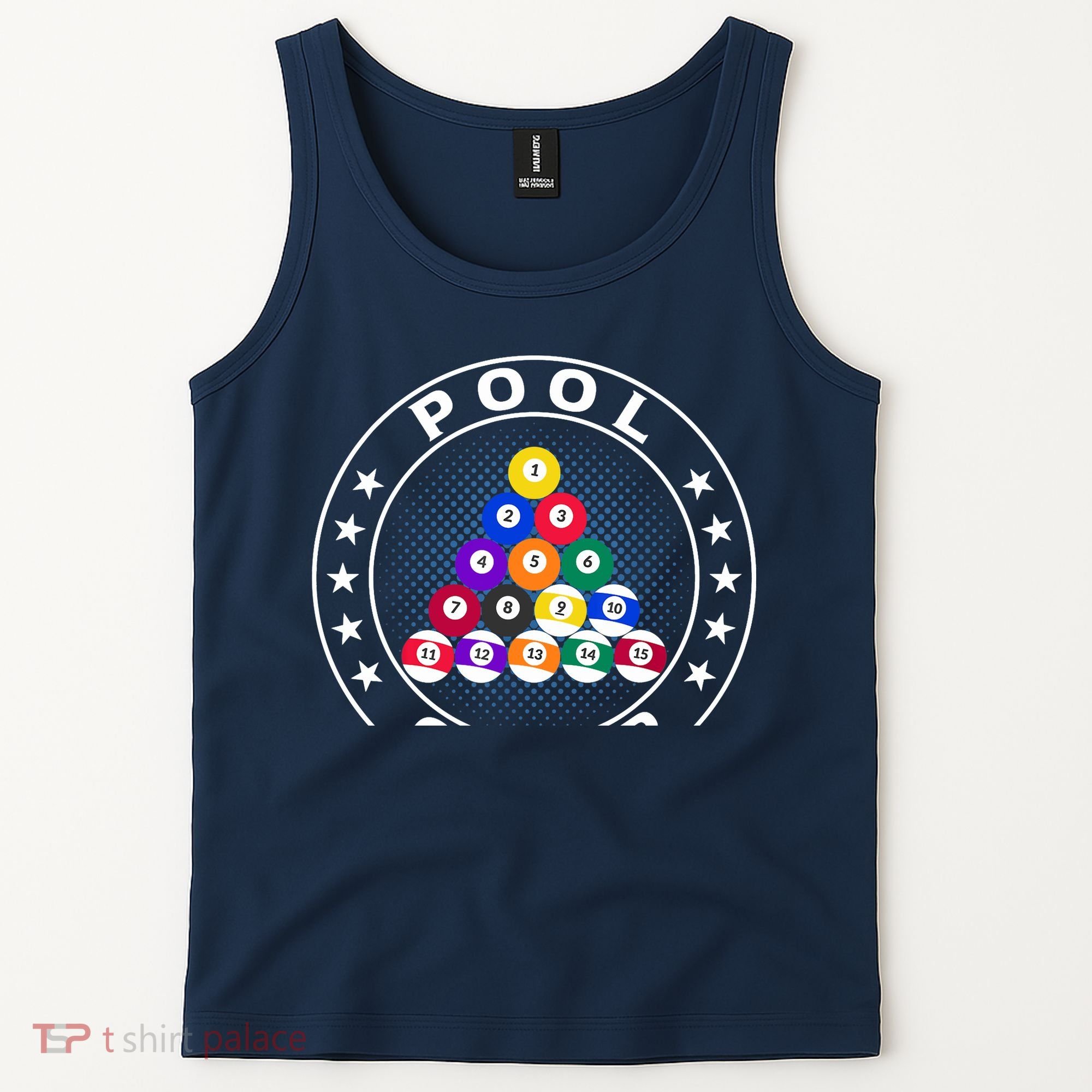 Pool Champ Billiards Pool Player Fun Tank Top