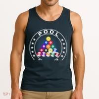 Pool Champ Billiards Pool Player Fun Tank Top thumb 3