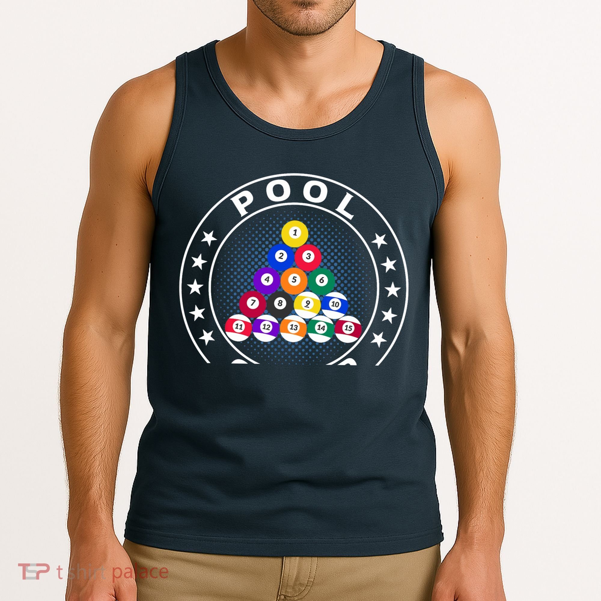 Pool Champ Billiards Pool Player Fun Tank Top