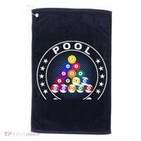 Pool Champ Billiards Pool Player Fun Golf Towel thumb 0