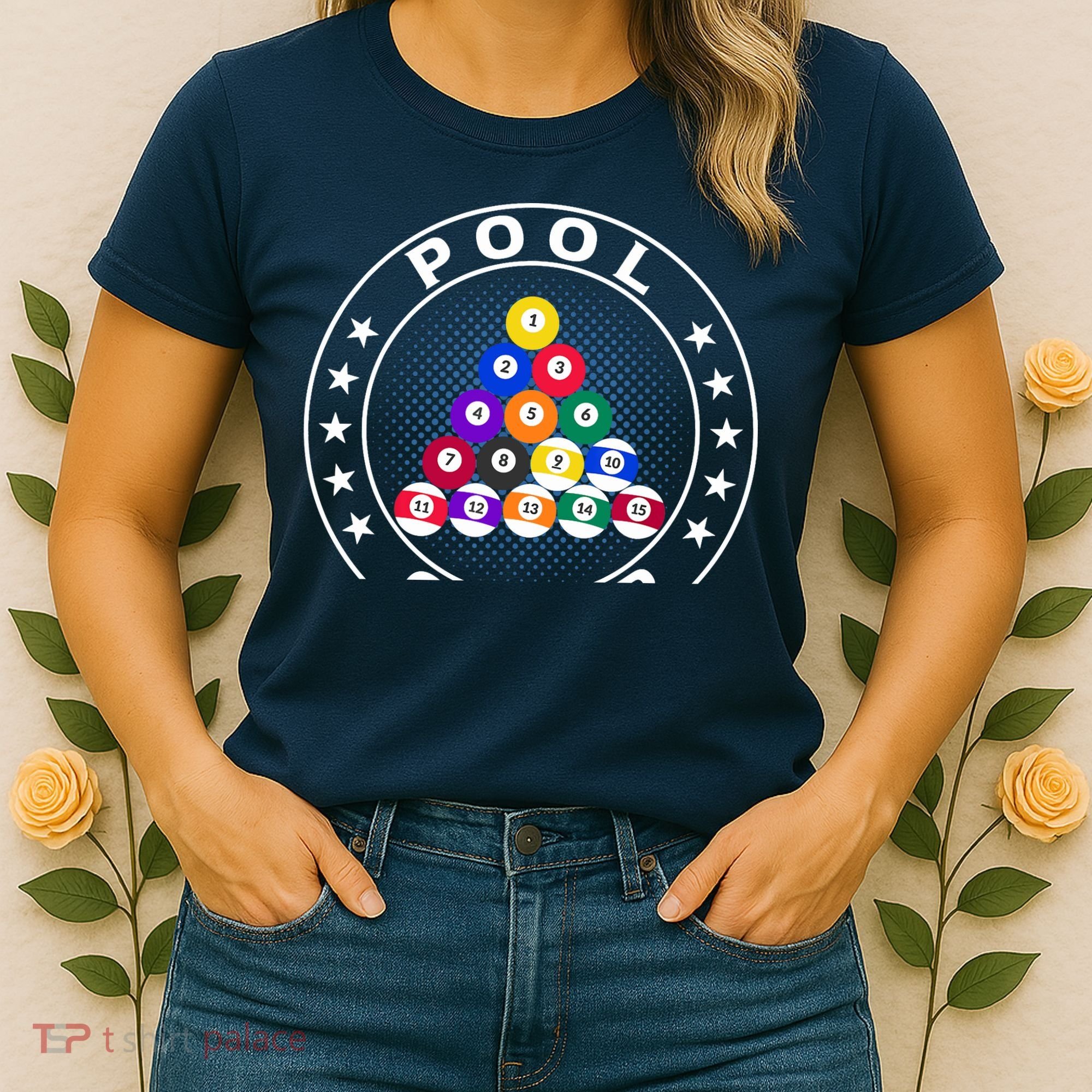 Pool Champ Billiards Pool Player Fun Women's T-Shirt