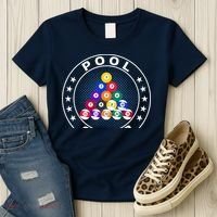 Pool Champ Billiards Pool Player Fun Women's T-Shirt thumb 3