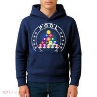 Pool Champ Billiards Pool Player Fun Kids Hoodie thumb 4