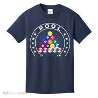 Pool Champ Billiards Pool Player Fun Kids T-Shirt thumb 0