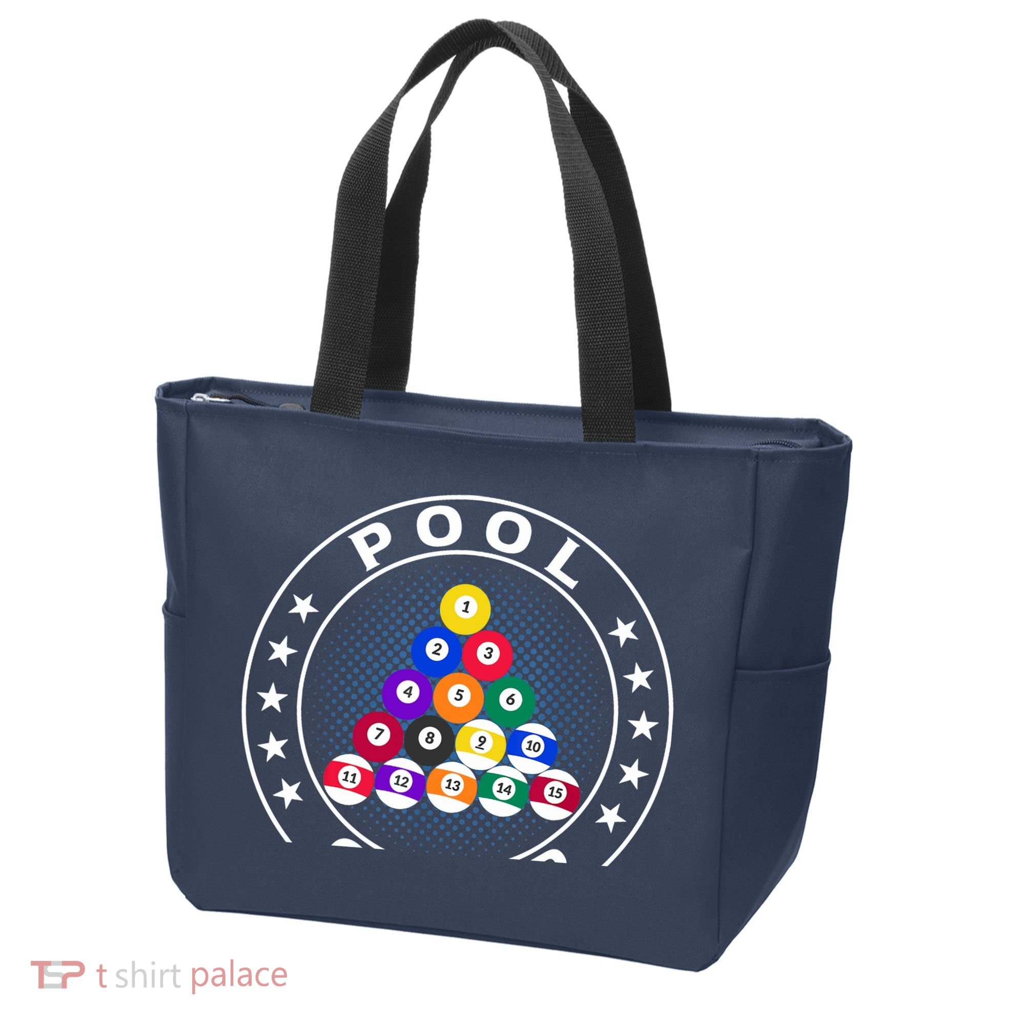 Pool Champ Billiards Pool Player Fun Tote Bag