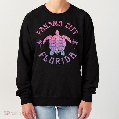 Panama City Beach Florida Sea Turtle Summer Vacation Women's Sweatshirt