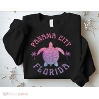 Panama City Beach Florida Sea Turtle Summer Vacation Sweatshirt thumb 2