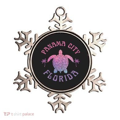 Panama City Beach Florida Sea Turtle Summer Vacation Ornament