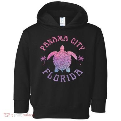 Panama City Beach Florida Sea Turtle Summer Vacation Toddler Hoodie