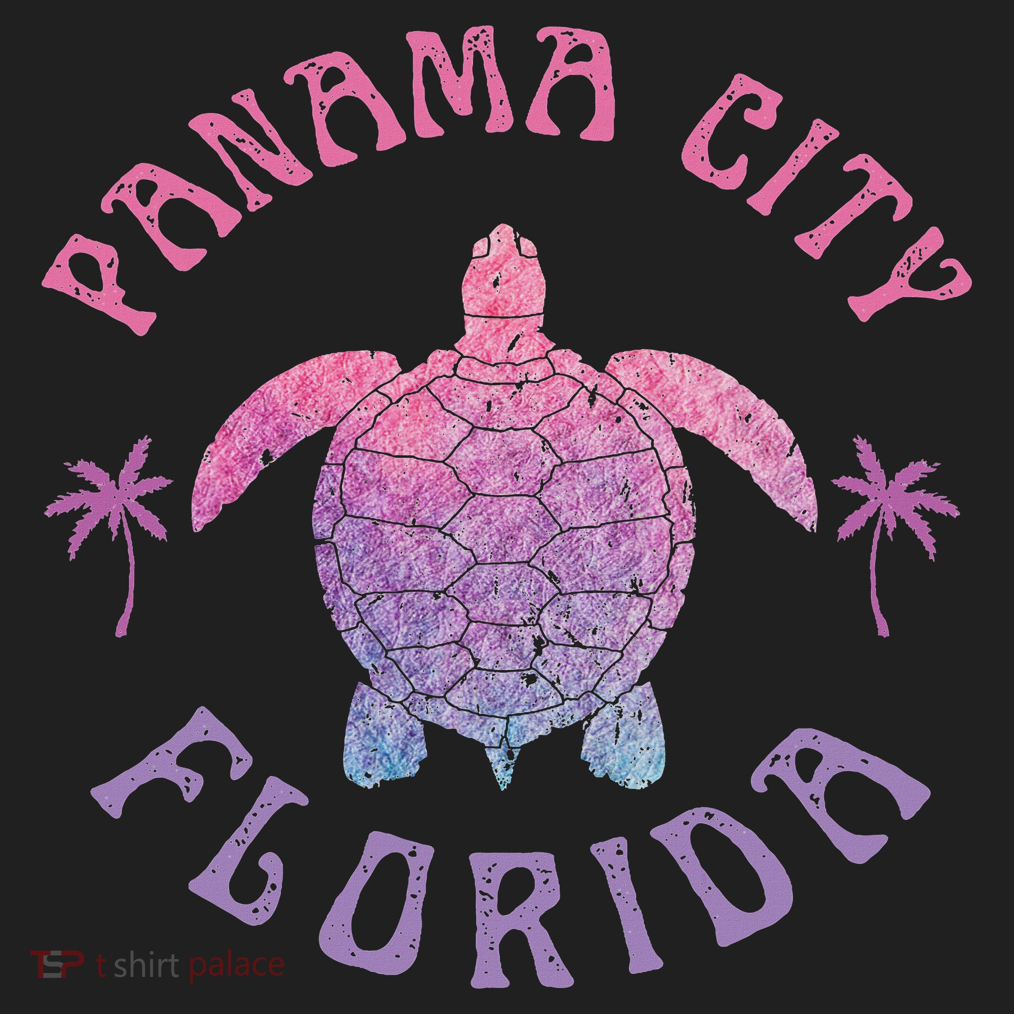 Panama City Beach Florida Sea Turtle Summer Vacation Golf Towel