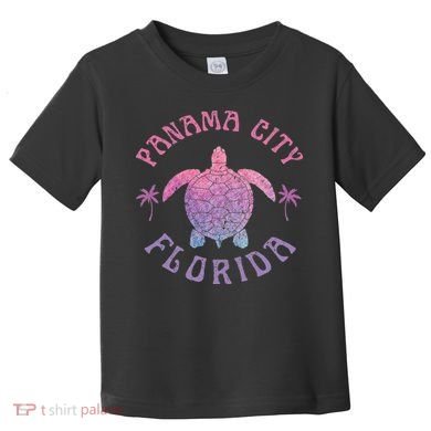 Panama City Beach Florida Sea Turtle Summer Vacation Toddler T-Shirt