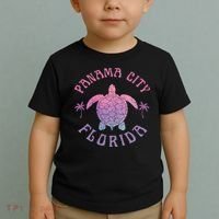 Panama City Beach Florida Sea Turtle Summer Vacation Toddler T-Shirt thumb 2