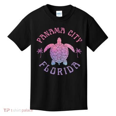 Panama City Beach Florida Sea Turtle Summer Vacation Kids T-Shirt