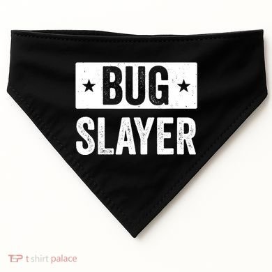 Pest Control Bug Exterminator Bug Slayer Funny USA-Made Doggie Bandana