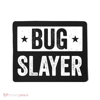 Pest Control Bug Exterminator Bug Slayer Funny Mousepad