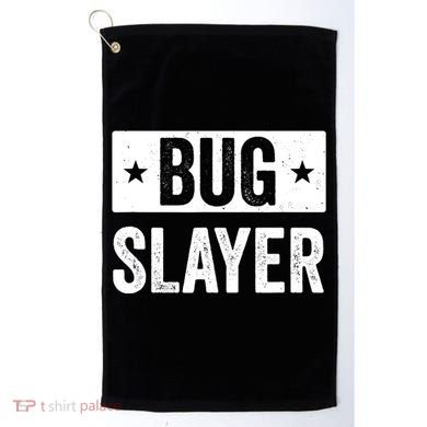 Pest Control Bug Exterminator Bug Slayer Funny Golf Towel
