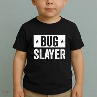 Pest Control Bug Exterminator Bug Slayer Funny Toddler T-Shirt thumb 2