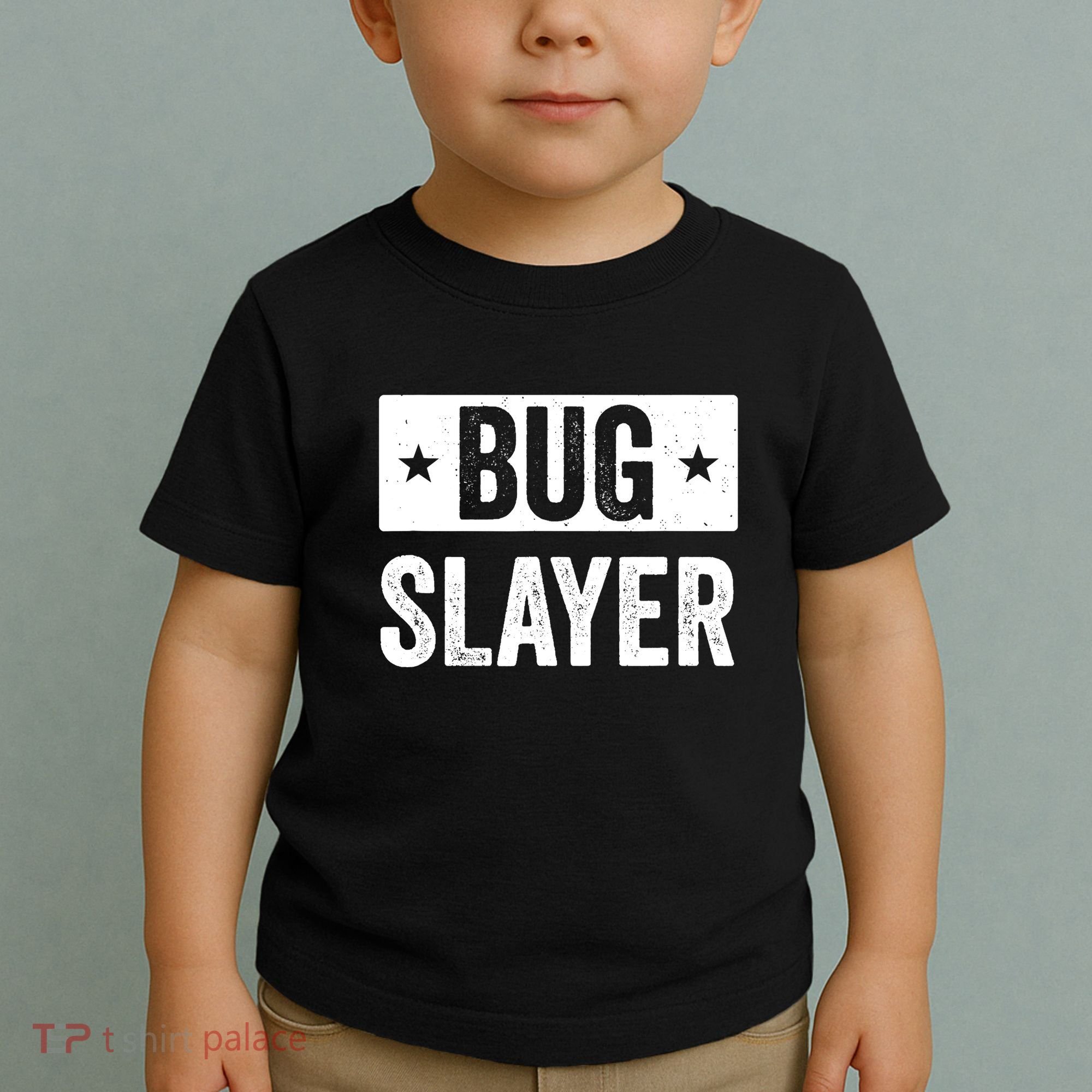 Pest Control Bug Exterminator Bug Slayer Funny Toddler T-Shirt