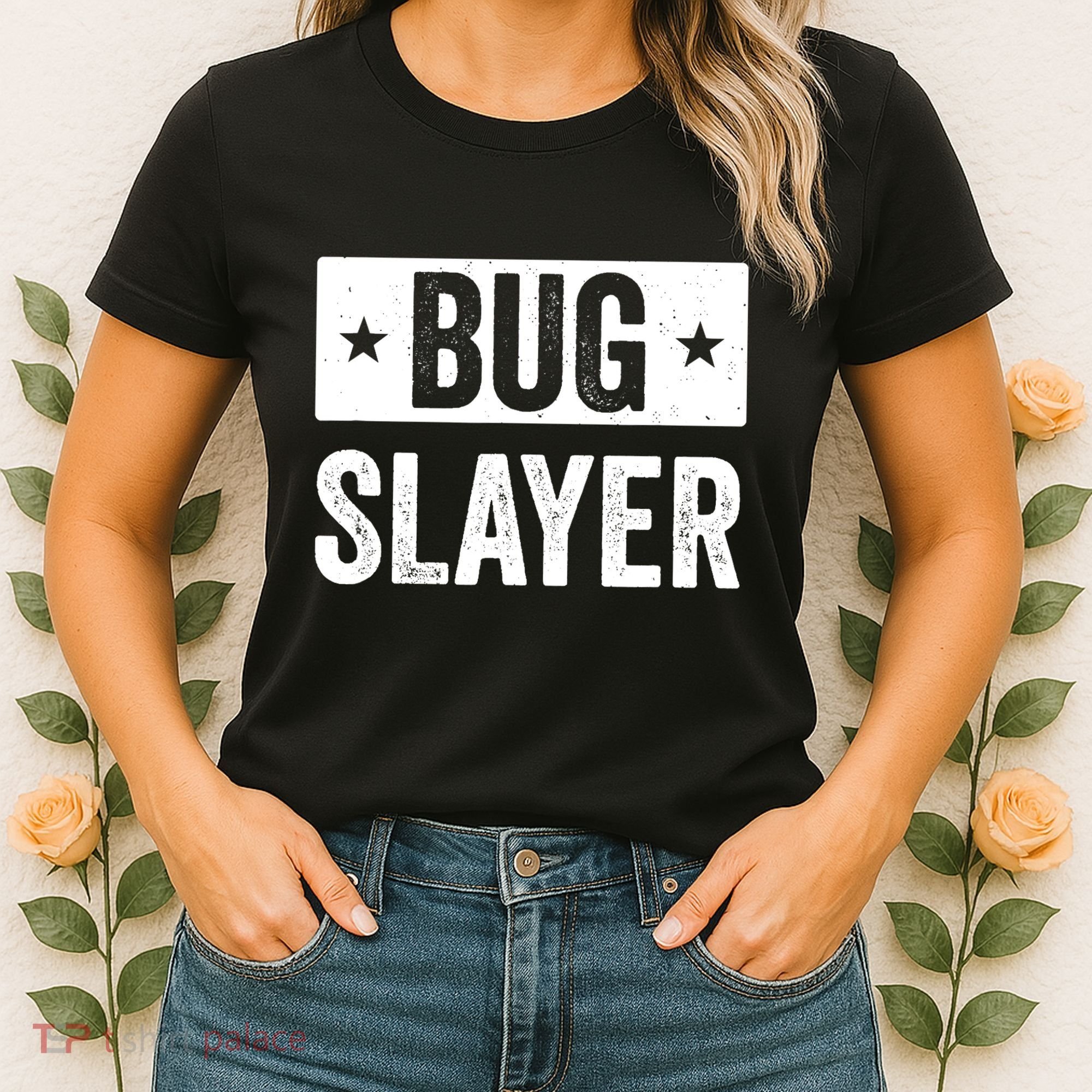 Pest Control Bug Exterminator Bug Slayer Funny Women's T-Shirt