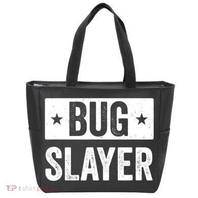Pest Control Bug Exterminator Bug Slayer Funny Tote Bag