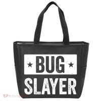 Pest Control Bug Exterminator Bug Slayer Funny Tote Bag thumb 0