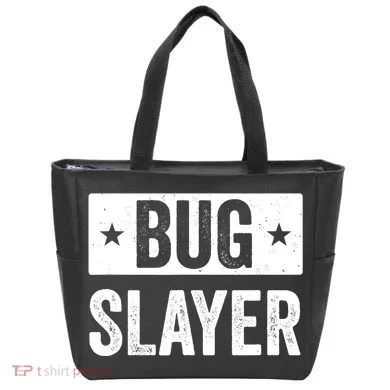 Pest Control Bug Exterminator Bug Slayer Funny Tote Bag
