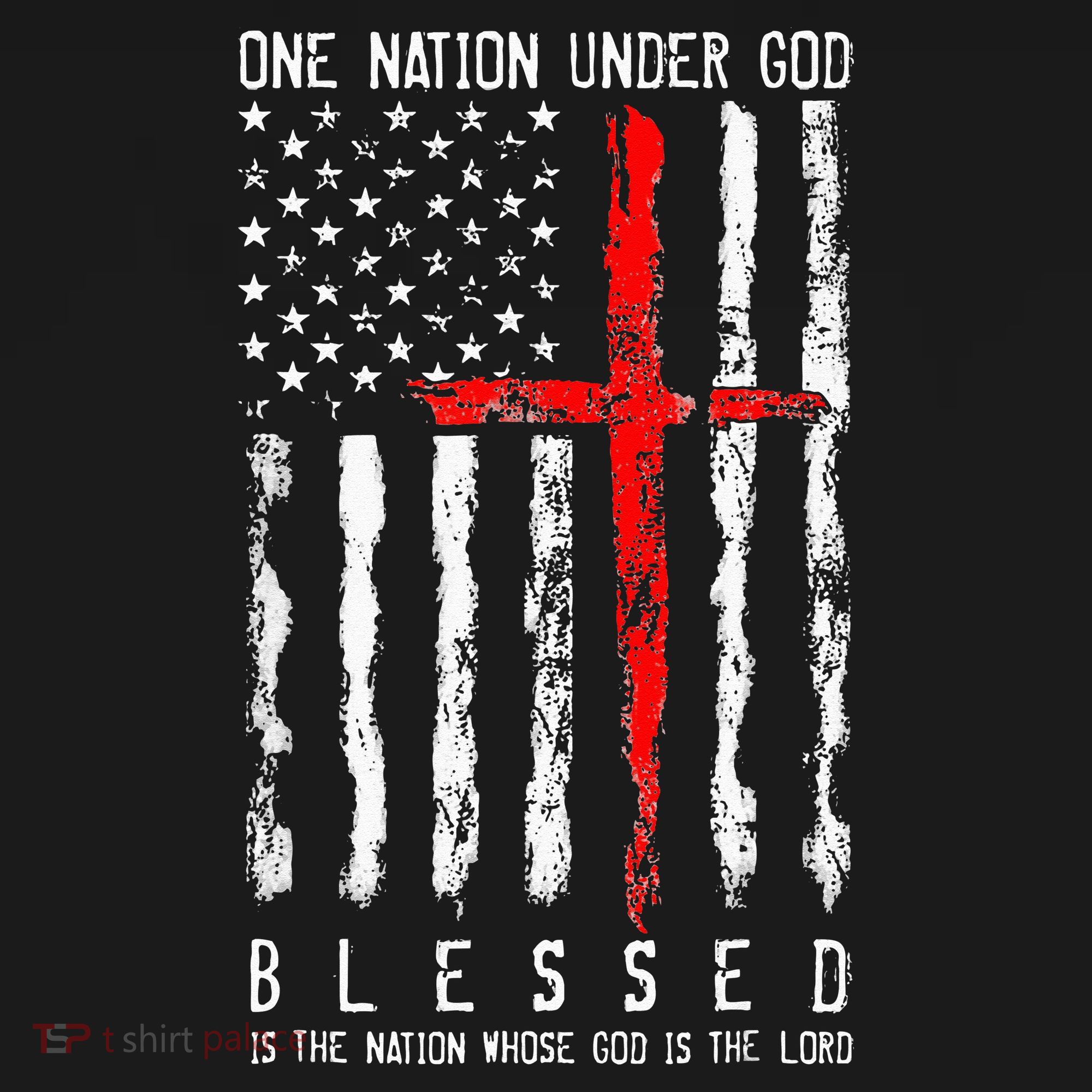 Patriotic Christian Blessed One Nation Under God 4th Of July Women's Hoodie