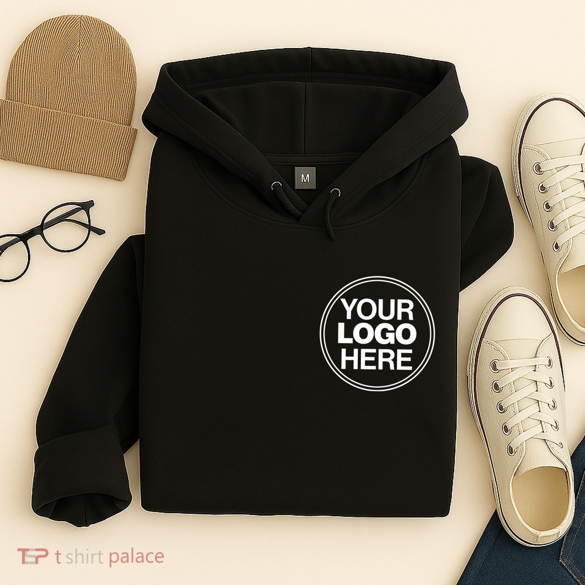 Personalized Company Business Logo Pocket Outfit Sports Team Hoodie