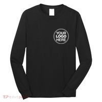 Personalized Company Business Logo Pocket Outfit Sports Team Long Sleeve Shirt thumb 0