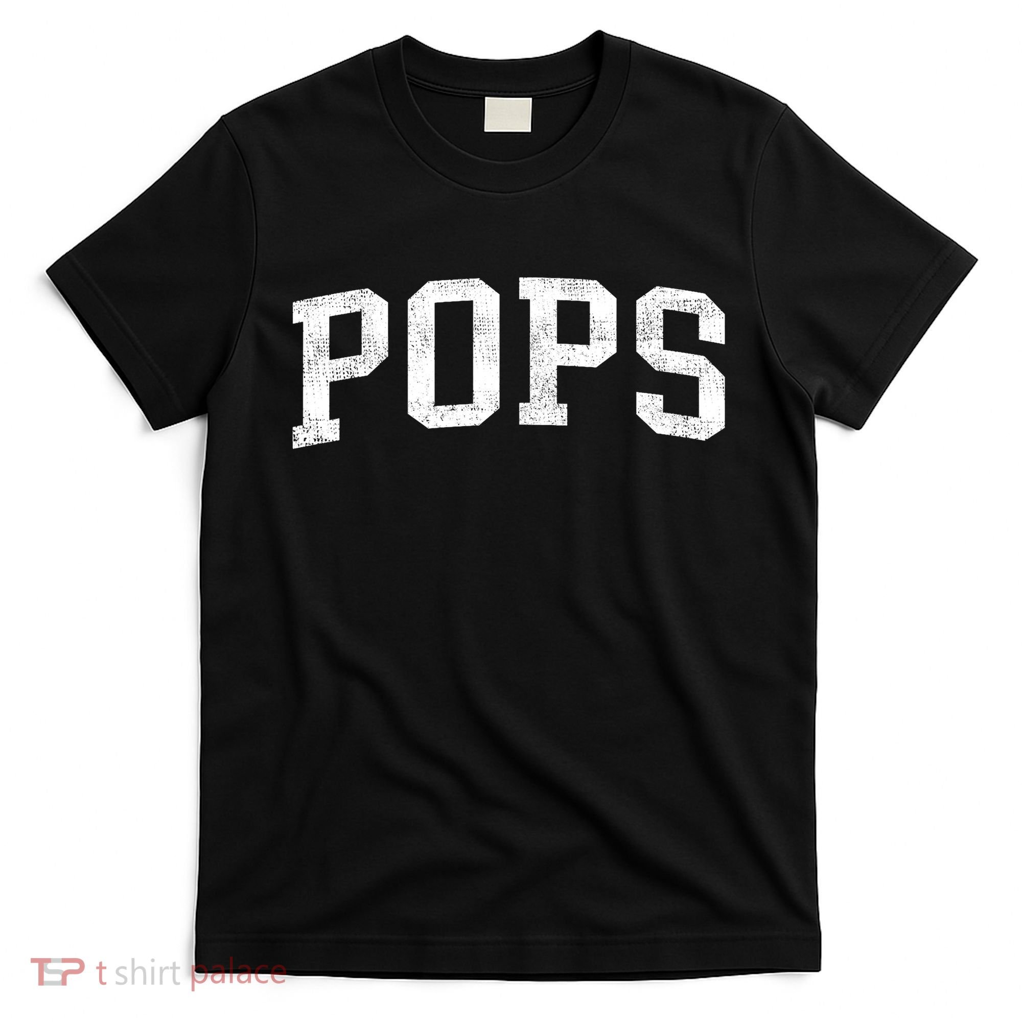 Pops Classic Bold Font Pops Birthday Gift T-Shirt