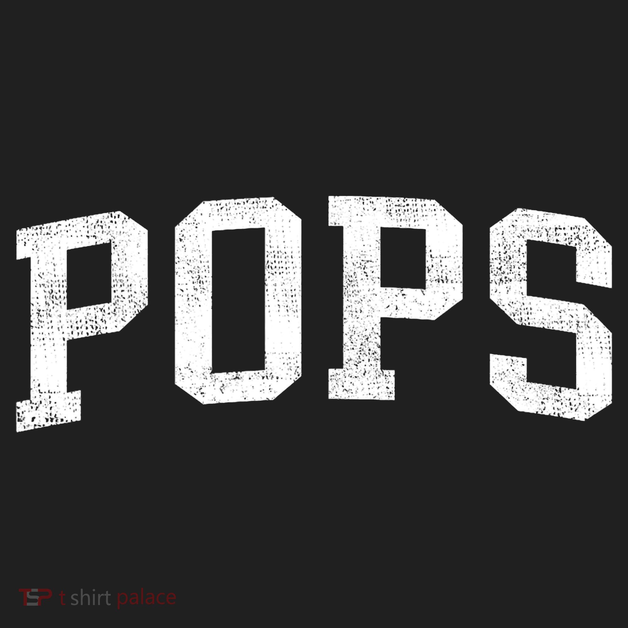 Pops Classic Bold Font Pops Birthday Gift Beanie