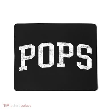 Pops Classic Bold Font Pops Birthday Gift Mousepad