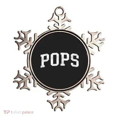 Pops Classic Bold Font Pops Birthday Gift Ornament