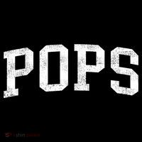 Pops Classic Bold Font Pops Birthday Gift Ornament thumb 1
