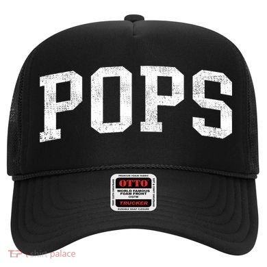 Pops Classic Bold Font Pops Birthday Gift Hat
