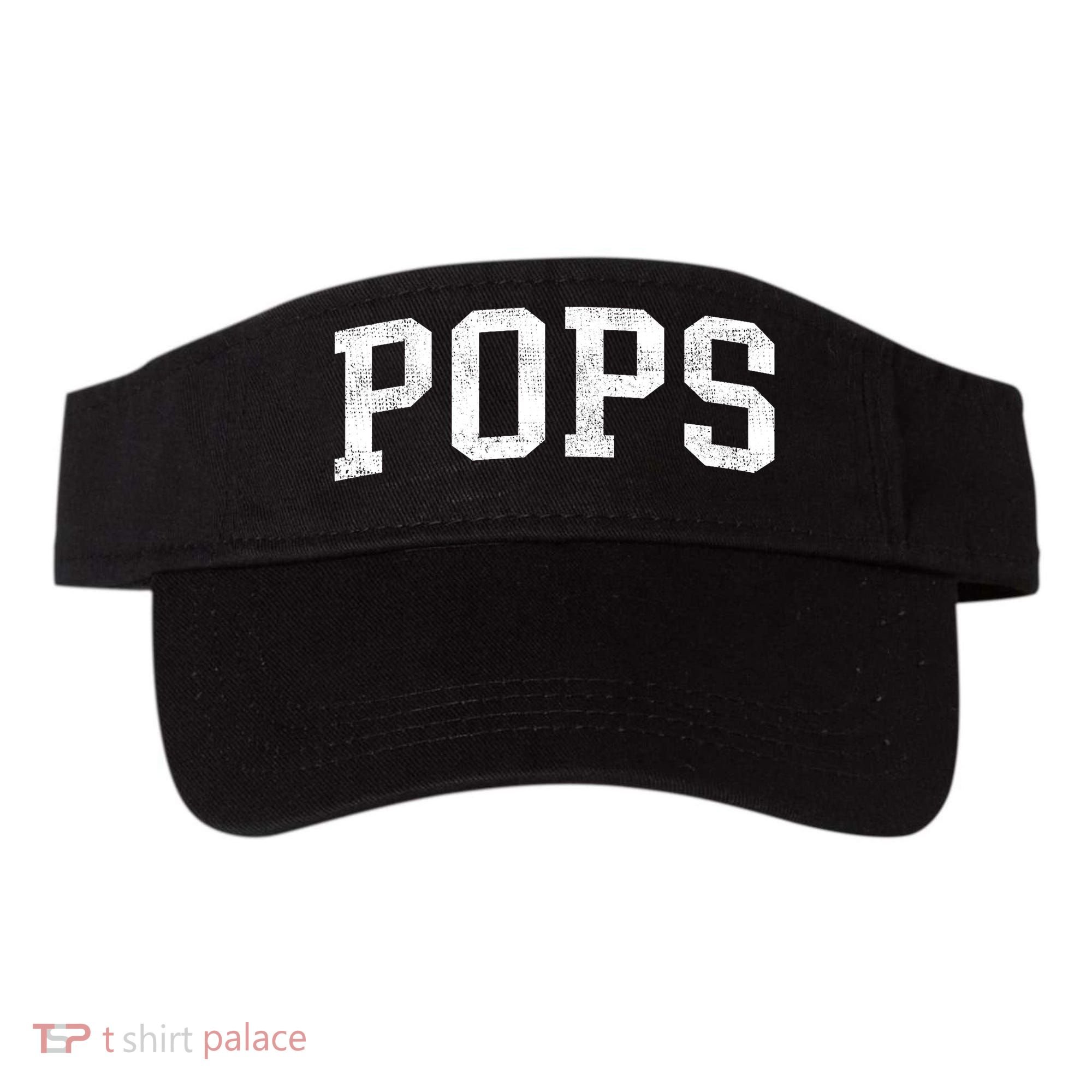 Pops Classic Bold Font Pops Birthday Gift Visor