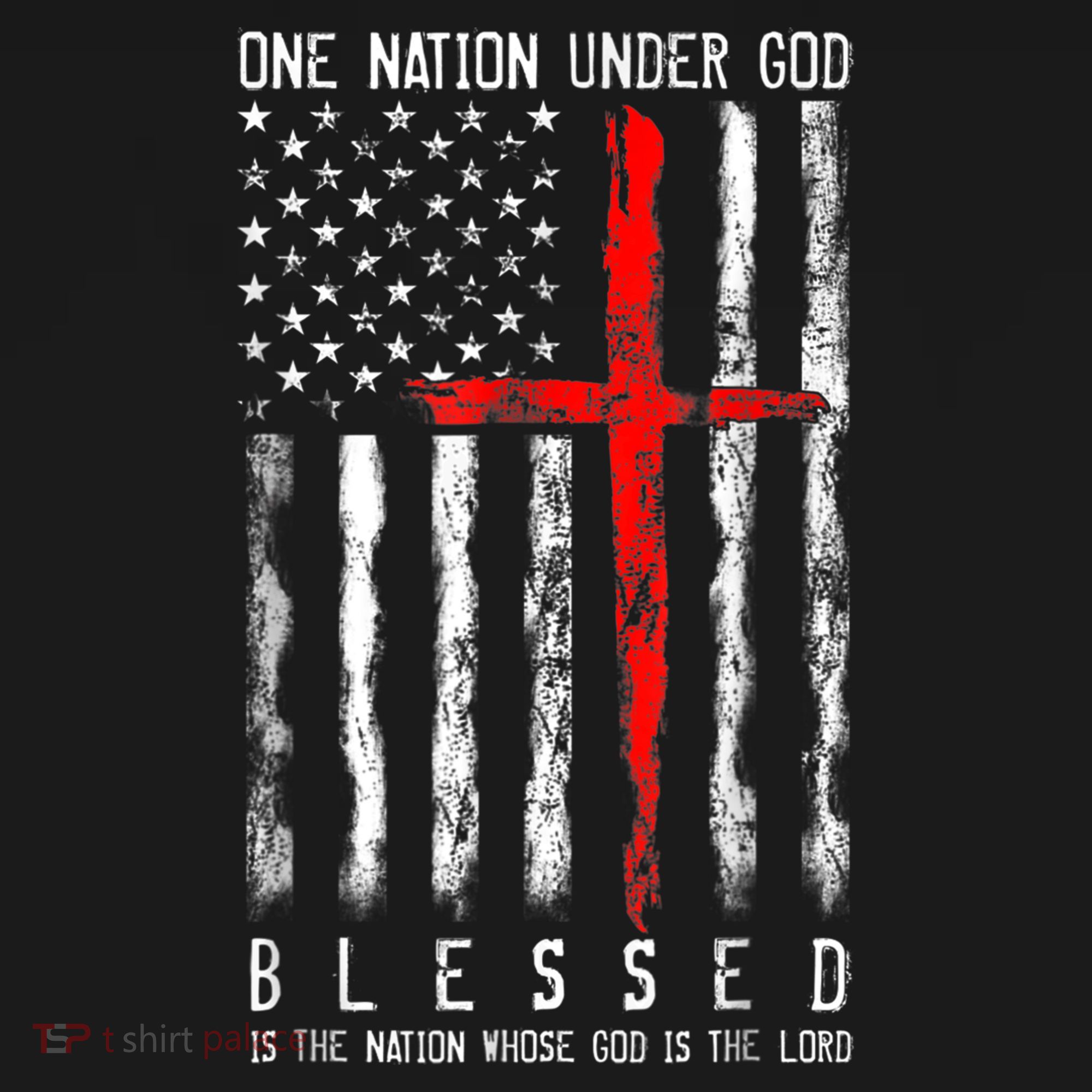 Patriotic Christian Blessed One Nation Under God 4th Of July Backpack