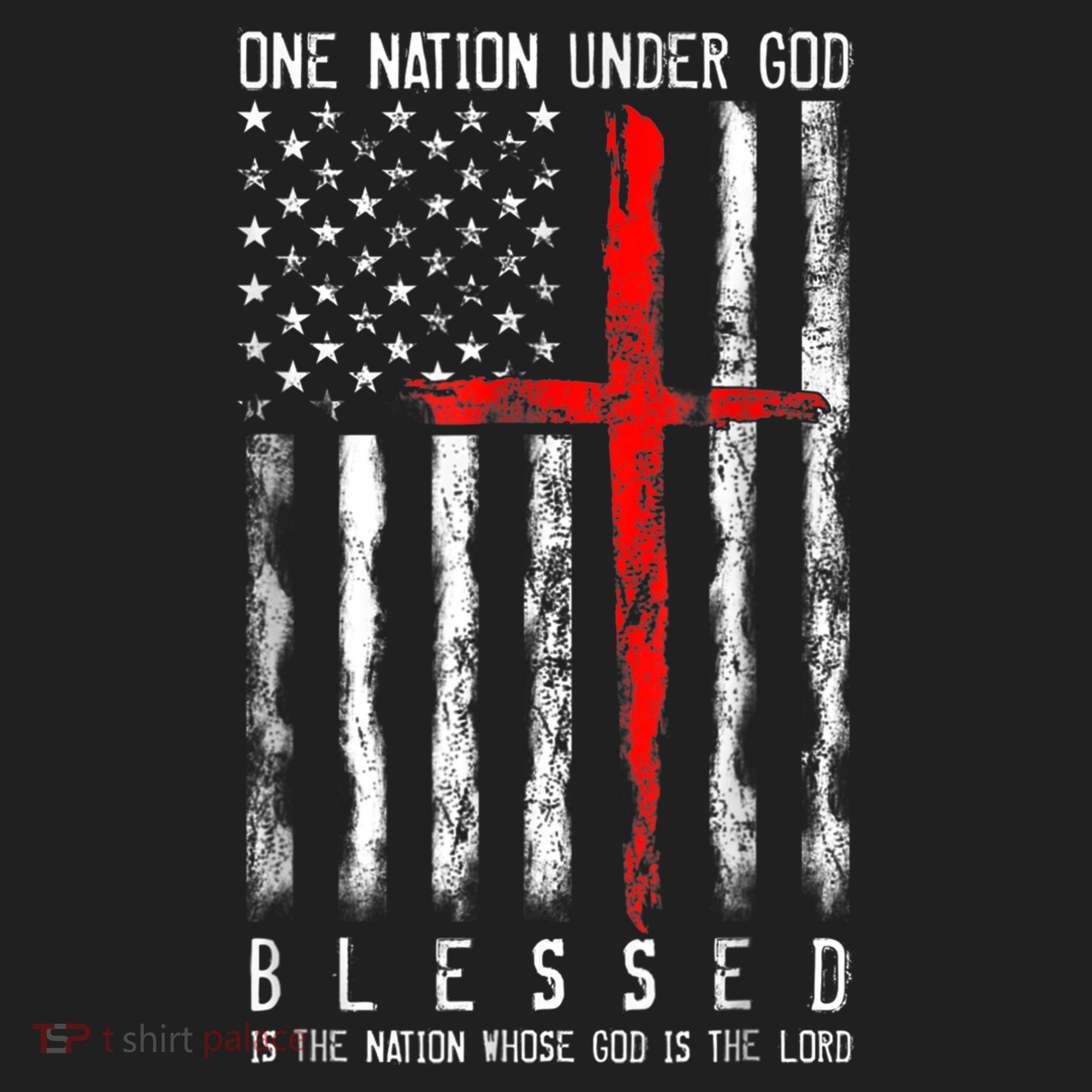 Patriotic Christian Blessed One Nation Under God 4th Of July Tumbler