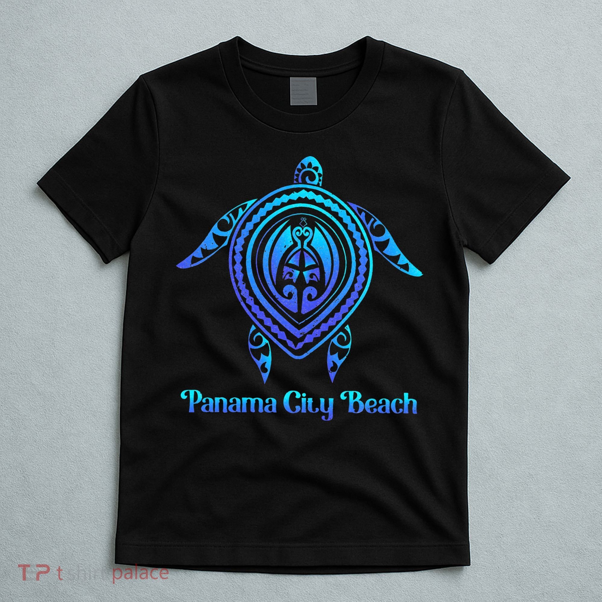 Panama City Beach Florida Souvenirs Tropical Blue Sea Turtle T-Shirt