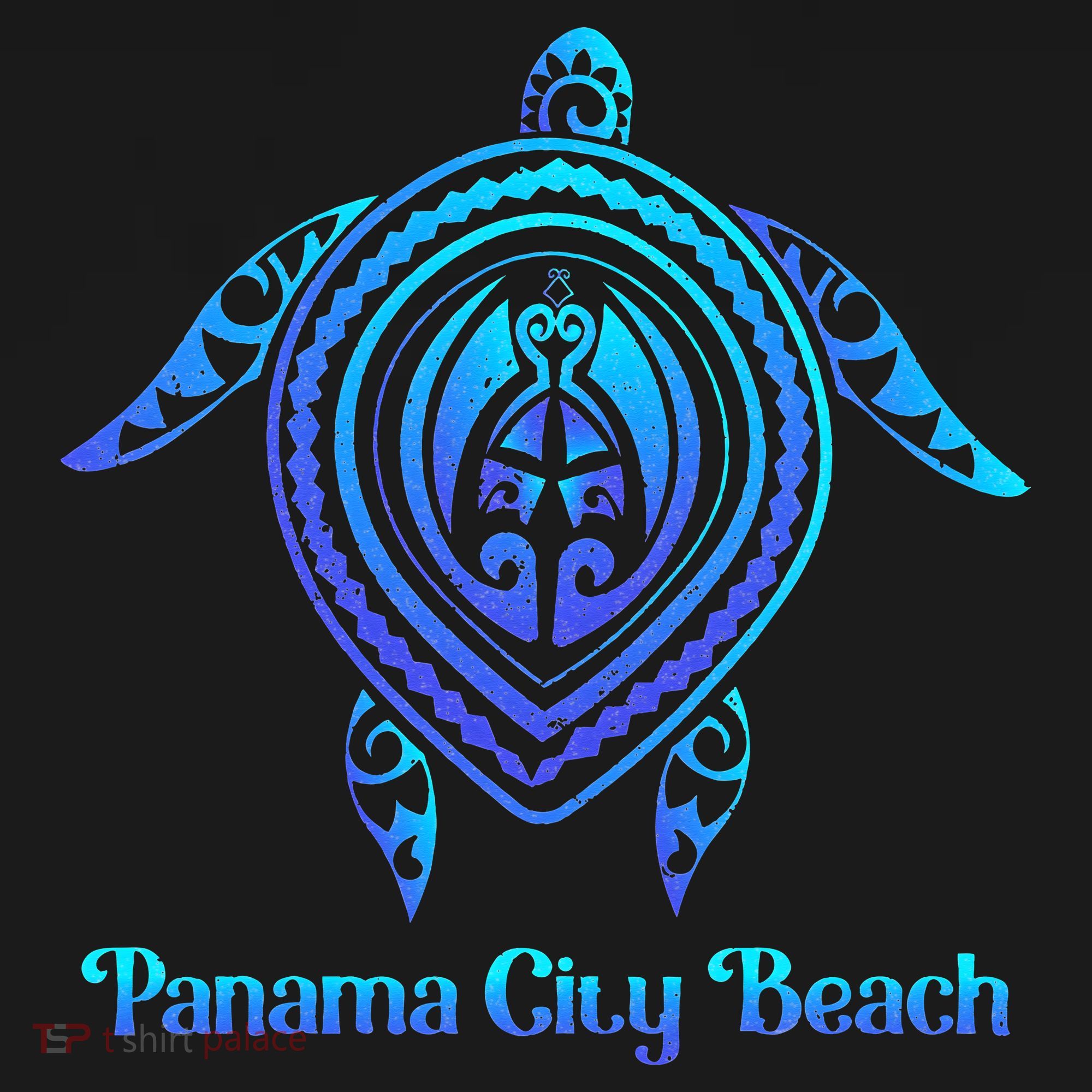 Panama City Beach Florida Souvenirs Tropical Blue Sea Turtle Mousepad
