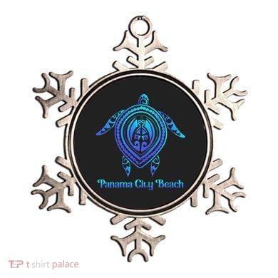 Panama City Beach Florida Souvenirs Tropical Blue Sea Turtle Ornament