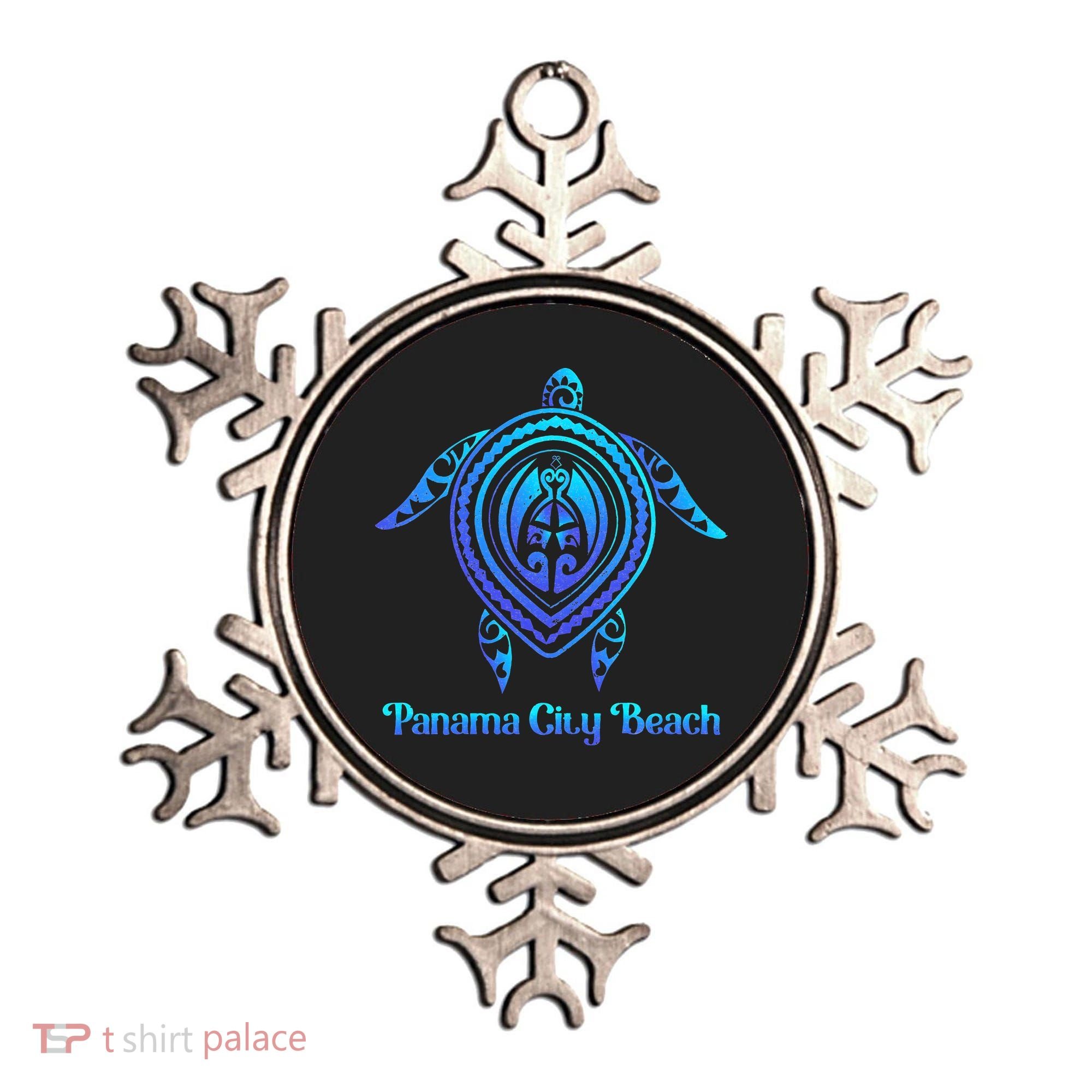 Panama City Beach Florida Souvenirs Tropical Blue Sea Turtle Ornament