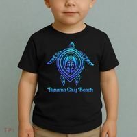 Panama City Beach Florida Souvenirs Tropical Blue Sea Turtle Toddler T-Shirt thumb 2